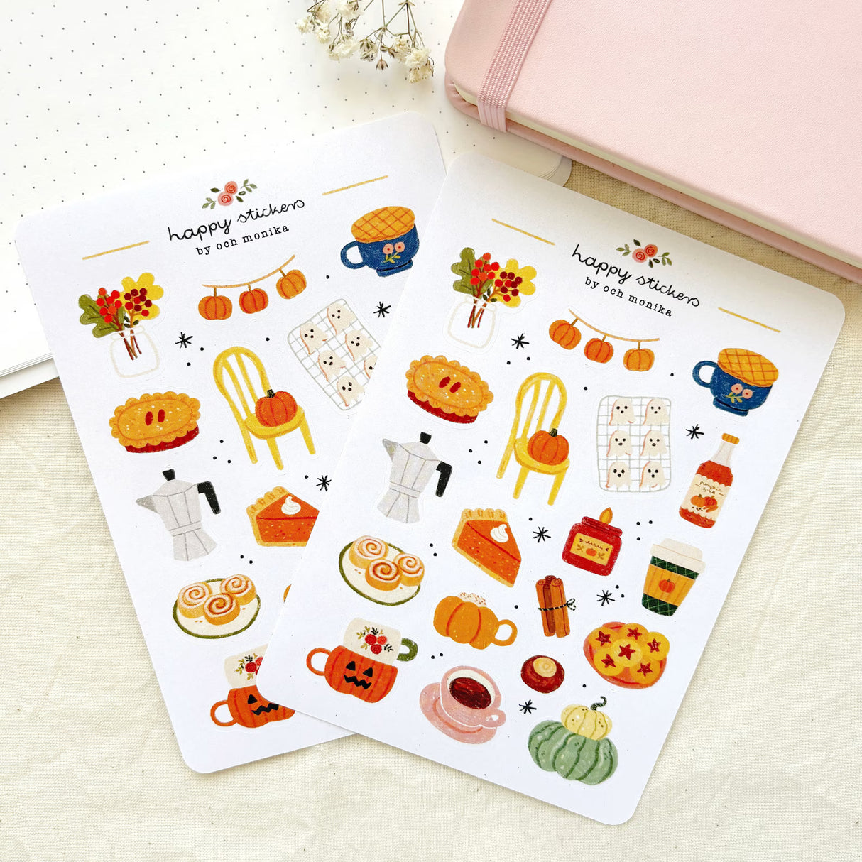 A sticker sheet full of cute little stickers perfect for planners, journals, or scrapbooking ❤