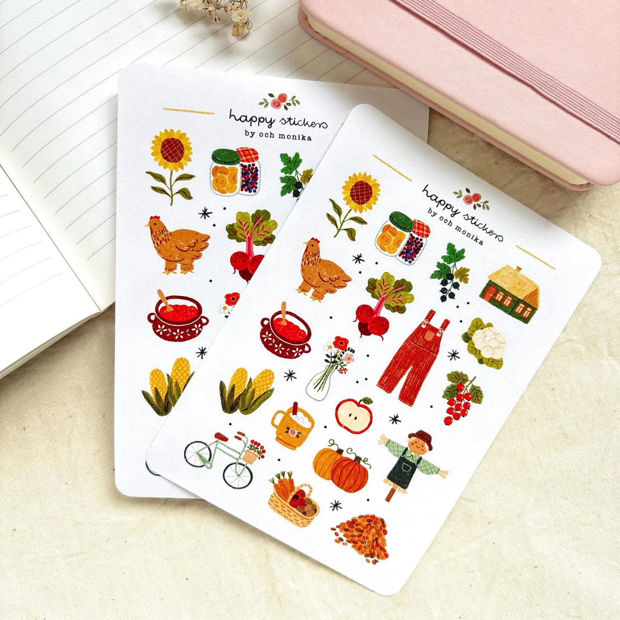 A sticker sheet full of cute little stickers perfect for planners, journals, or scrapbooking ❤