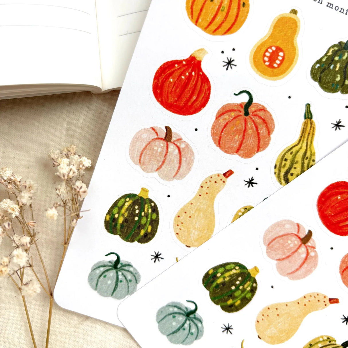 A sticker sheet full of cute little stickers perfect for planners, journals, or scrapbooking ❤