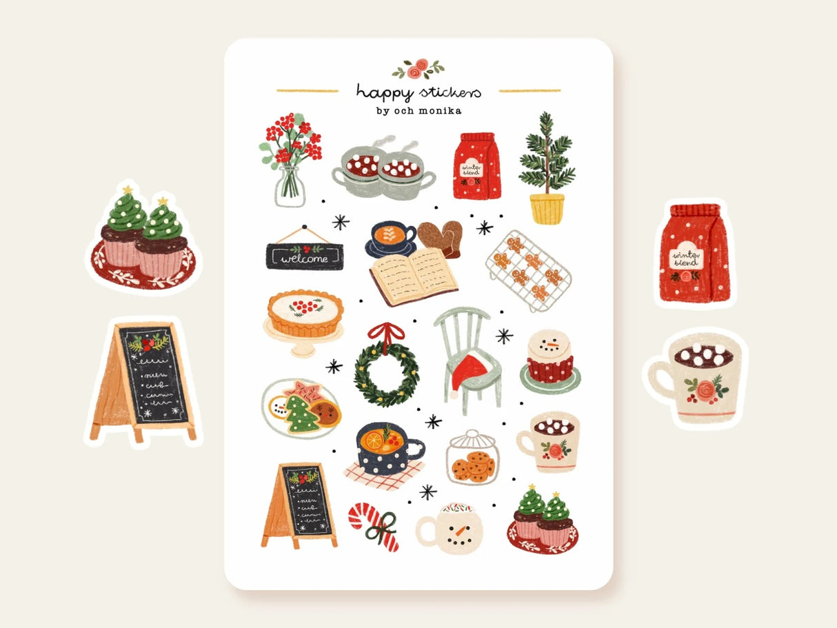 A sticker sheet full of cute little stickers perfect for planners, journals, or scrapbooking ❤