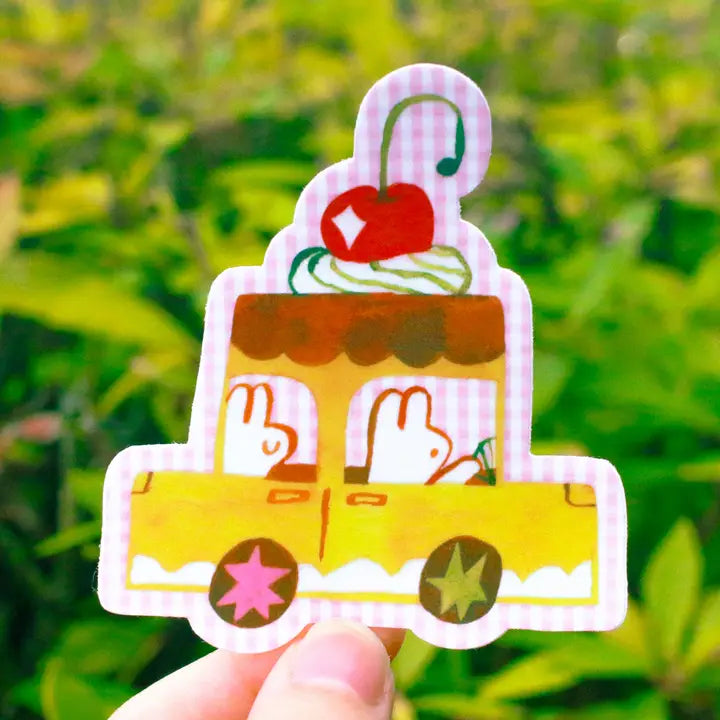 3 inch Vinyl Sticker
PET laminate with UV screening to protect from sunlight and weather, 2-4 year outdoor life. PVC free product