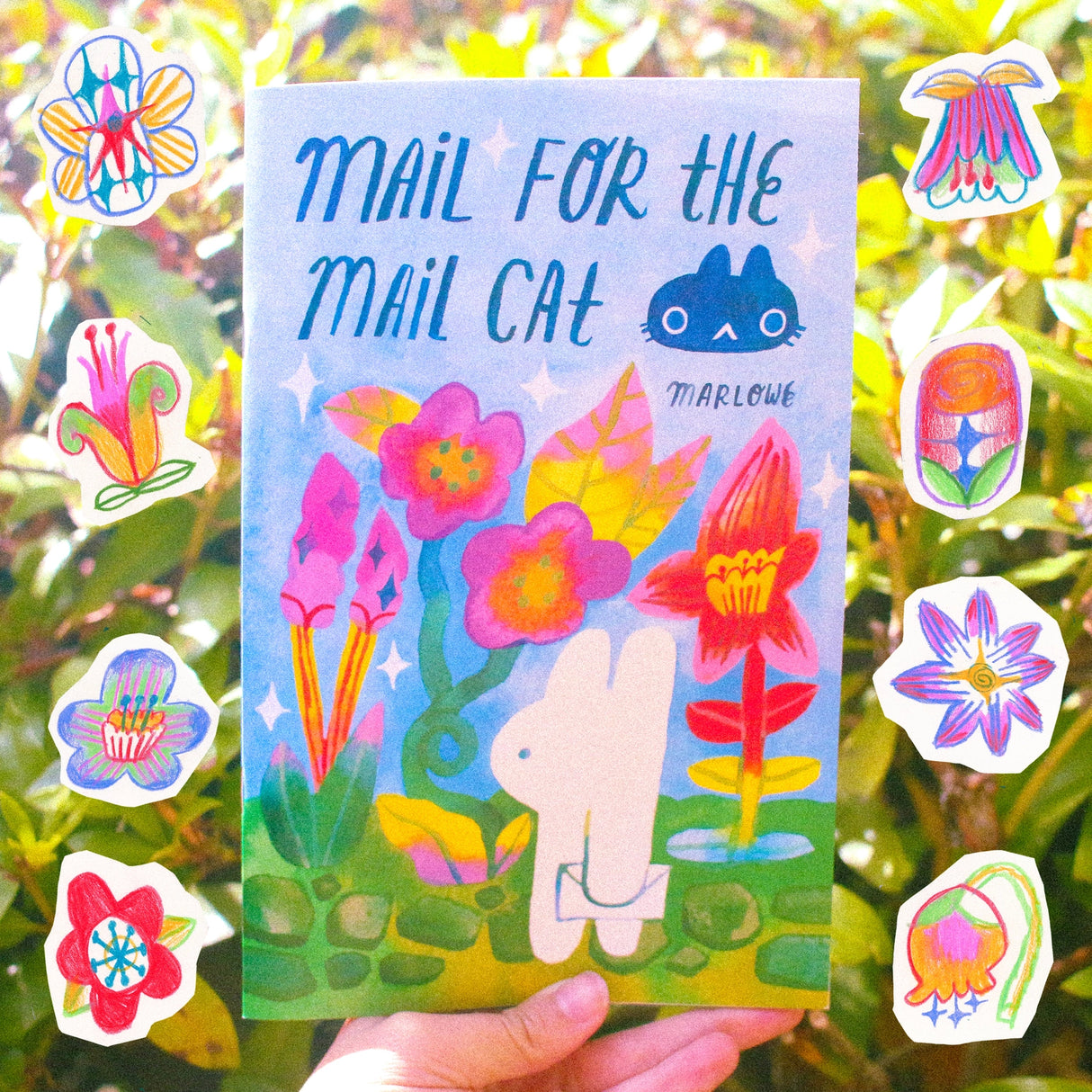 Odd Rabbits - Mail for the Mail Cat Zine
28 page, 8.5x5.5 inch full color zine!
Tells the story of Maebee the mail cat, and Bean's journey to deliver the mail!
Minor misalignment or smudges are not considered to be b-grade. 