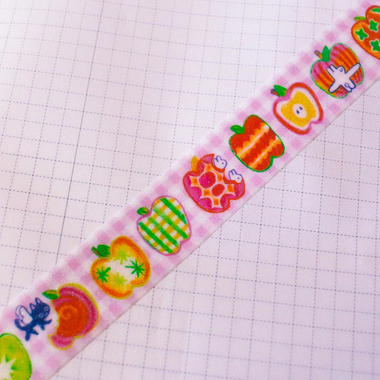 Odd Rabbits - Special Apples Glitter Washi Tape