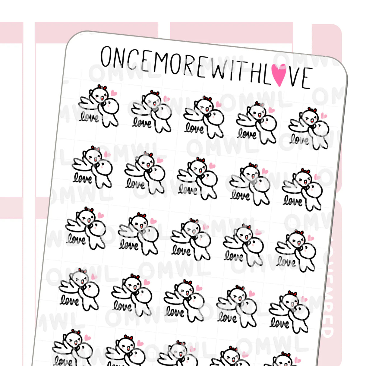 Once More With Love M875 Dirty Dancing Jump Sticker Sheet
Inspired by the famous move in Dirty Dancing (movie)! These munchkins are celebrating love!