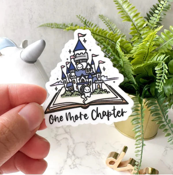 Once More With Love - One More Chapter Vinyl Sticker
For all my bookish customers who get so immersed in your reading and can't seem to put the book down! Here's a perfect vinyl for ya!
