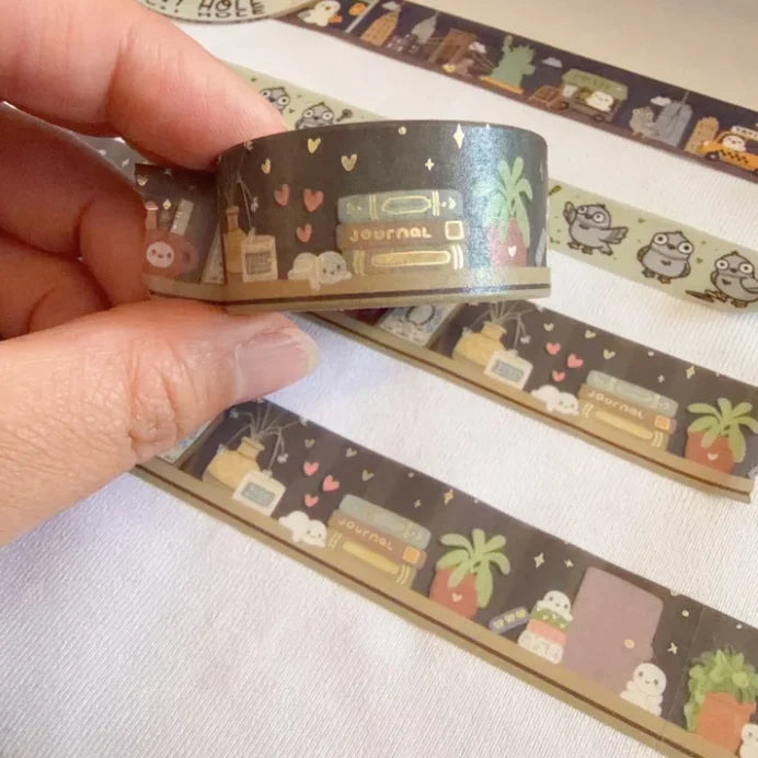 1 roll of exclusively designed washi tape by Once More With Love
These washi tapes are great for decorating your munchkin planner spreads or for creating cards, scrapbook pages, or journals :)