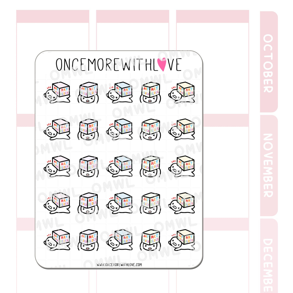 For anyone who creates things... you know what an art block feels like! I hope your creative juices get flowing again soon!