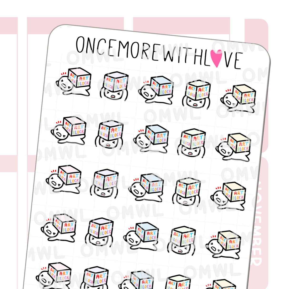 For anyone who creates things... you know what an art block feels like! I hope your creative juices get flowing again soon!