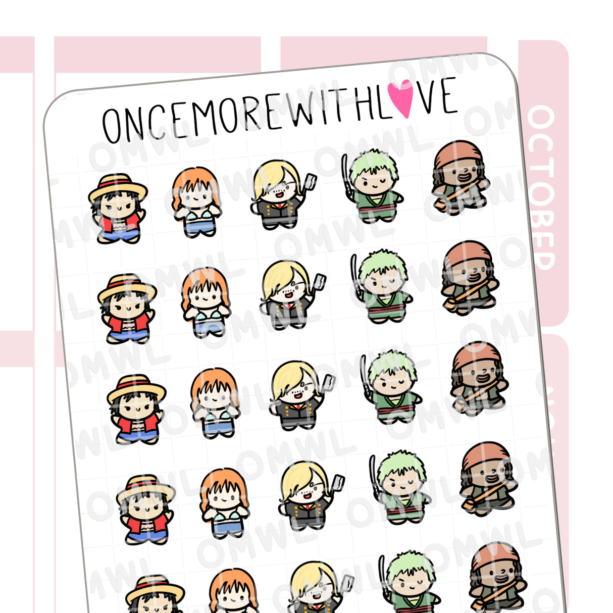 Once More With Love M1387 One Piece Sticker