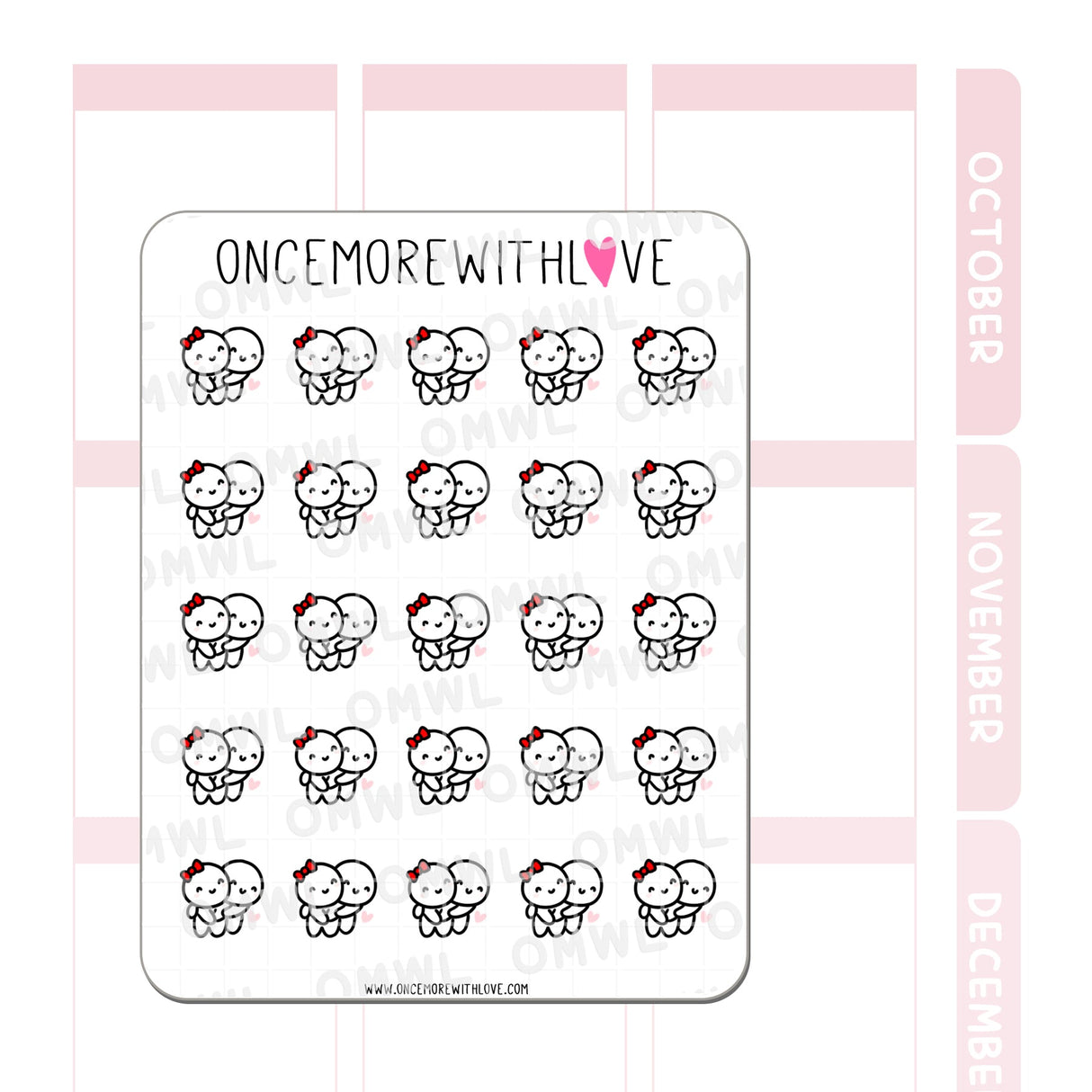 M873 Hug From Behind Sticker