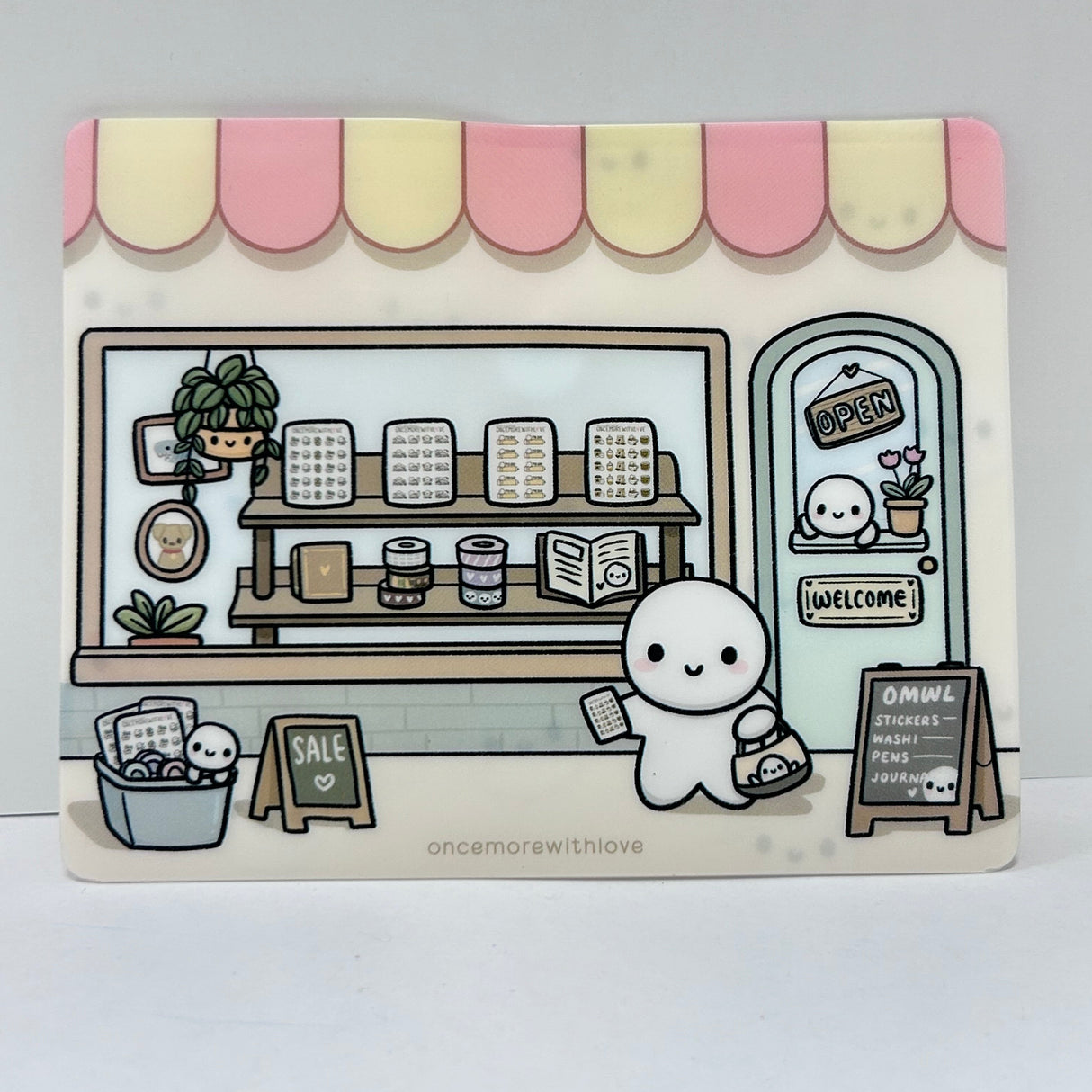 Once More With Love Sticker Envelope - OMWL Stationery Store
A charming and practical way to store your favorite stickers, this sticker envelope from Once More With Love keeps your collection neat, protected, and ready for creativity anytime.
SIZE: 4x5