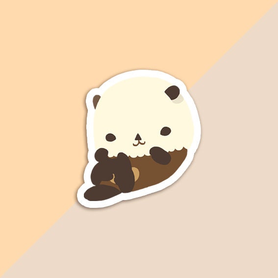 Otter Vinyl Sticker