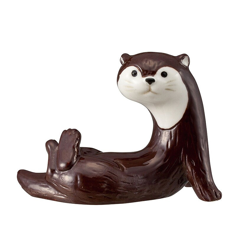 Chocolate Otter Chopstick Rest / Pen Rest