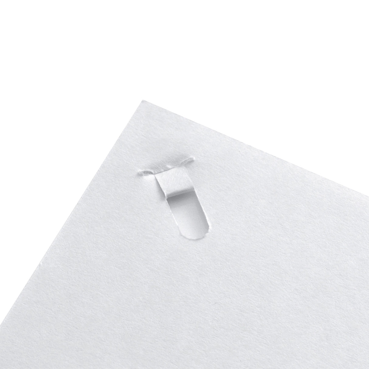 This clinch stapler lets you quickly fasten paper without the use of staples. Never buy staples again. It fastens up to five sheets of paper at a time with a unique inter-folding process. Always ready to use—never worry about running out of staples and safe for children to use.
"Stapled" documents are paper shredder safe.
Perfect for school, home and office.