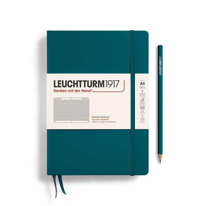 Leuchtturm1917 Pacific Green Medium Hardcover Notebook A5