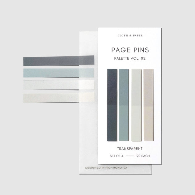 Cloth & Paper Page Pins | Vol 02