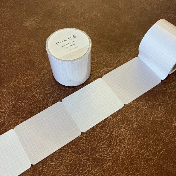 Perforated sticky notes in a roll. Designs can be torn off easily and be used individually. These soft colored sticky notes are perfect for your planner or journal.
Each roll has 100 pieces of sticky notes with 2 designs (50 pieces for each design).
Size of each sticky note: 40mm x 50mm
2 designs x 50 sheets each (100 sheets in total)
Includes 1 roll of sticky notes
Country of manufacture: Japan
Material / component: High quality paper