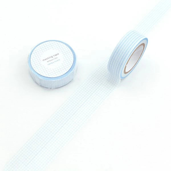 This is a masking tape with an original PAPIER PLATZ design. Add a creative touch to any project with this beautiful soft color grid washi tape! Perfect for crafts, journaling, snail mail, and more.
Size: 15mm x 10m
Made in Japan