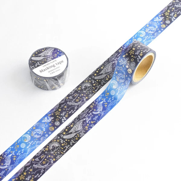 Masking tape designed by SHIBAO.
Add a creative touch to any project with this beautiful washi tape! Perfect for crafts, journaling, snail mail, and more.
20mm x 10m
Made in Japan