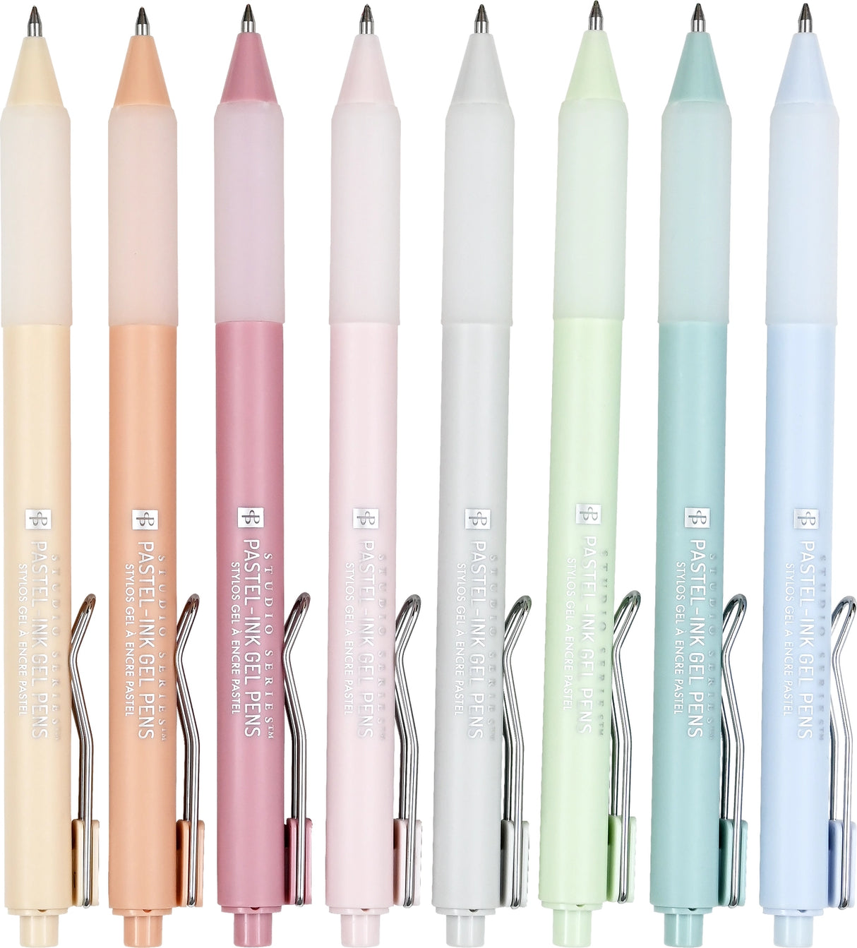 Quick-drying fine-tip gel pens with expressive pastel colors provide a seamless flow of ink for a flawless writing experience! Retractable gel pens are perfect for intricate journaling, drawing, planning, and more!
Ultra-fine 0.5 mm tips for precision writing. Smudge-free. No bleed-through. Choose from a palette of 8 pastel-ink colors to bring personal style to all your writing projects. Perfect for sketching, note-taking, and correspondence. 8 different pastel colors range from gray, blue, and green, to t
