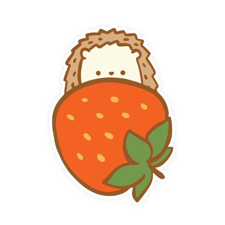 The Big Ripe Strawberry Sticker