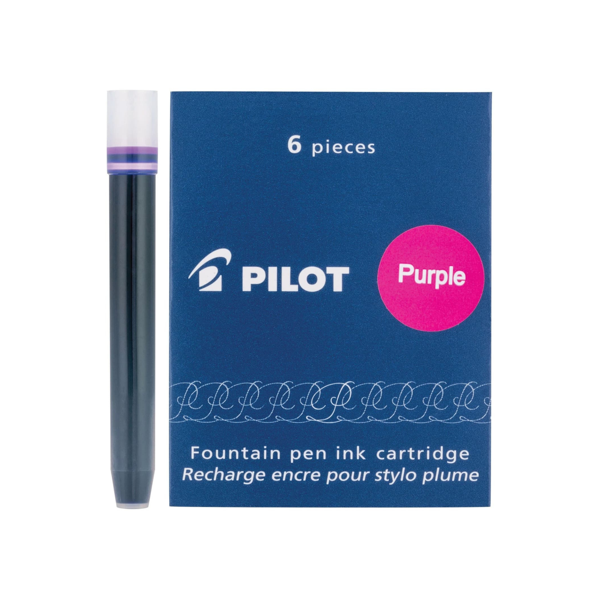 Namiki fountain pen ink cartridges are created using the highest standards and variations of color. Each hue provides an intense depth of color and consistency, rendering the highest performance from your most treasured fountain pens. Enjoy the rich colors of Japan with every stroke. For every creative endeavor, namiki provides the ultimate writing tool.
Each box includes 6 cartridges