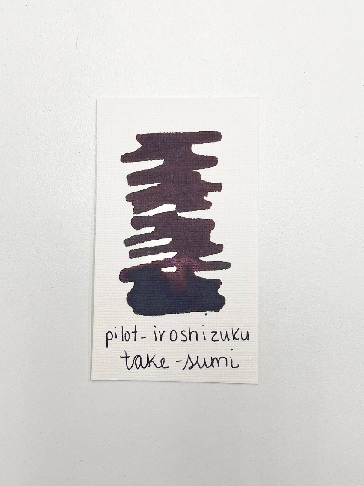Pilot Iroshizuku Ink Bottle - Take-sumi