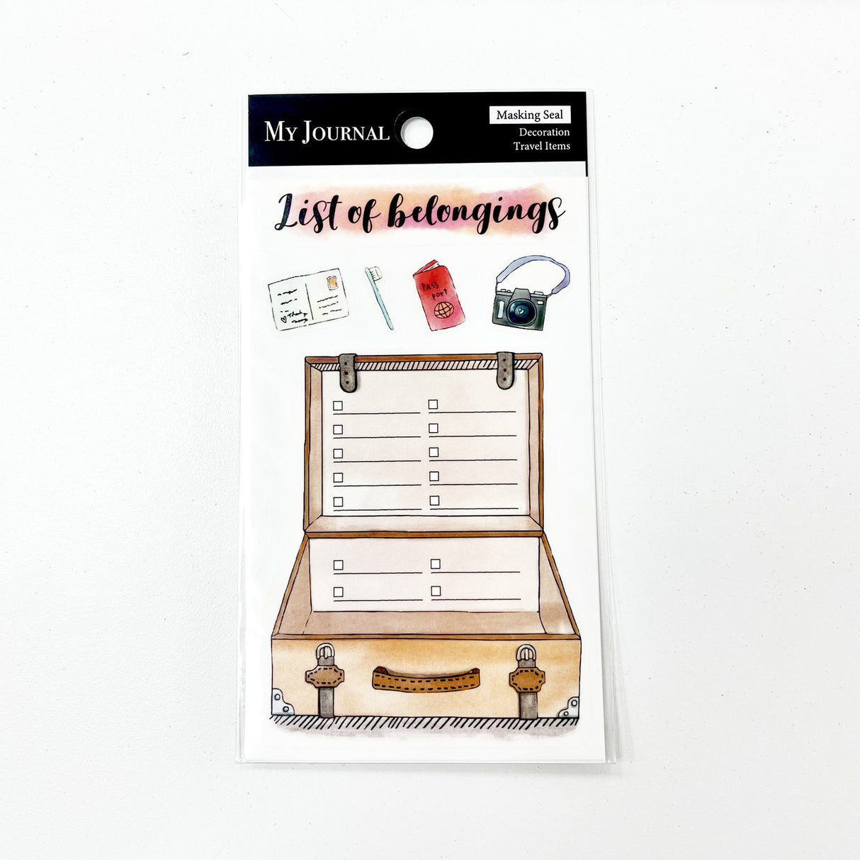 Pine Book Travel Items Decoration Stickers
