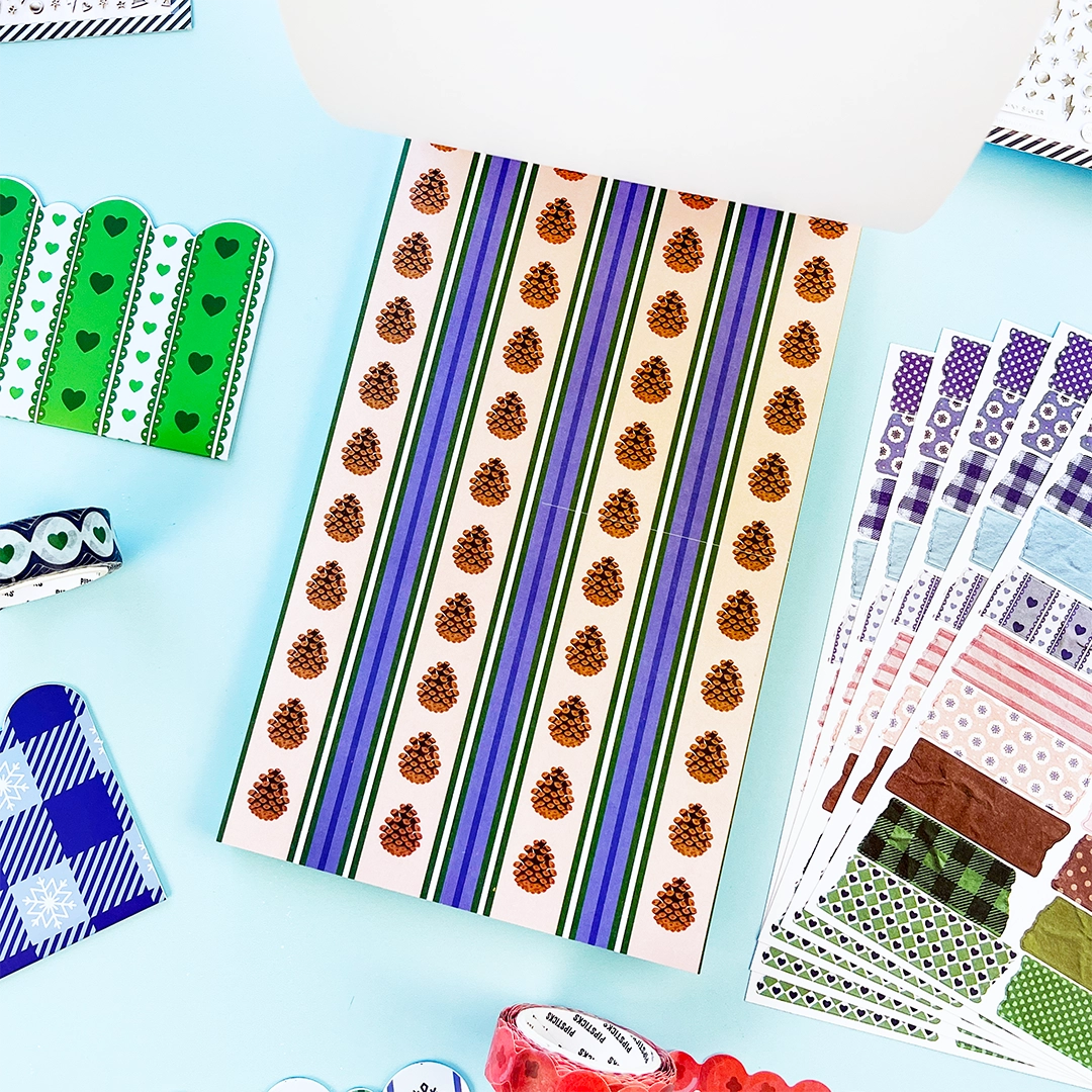 You asked, we delivered! Introducing our new Winter inspired Junk Journal sticker book! With Frames, borders, patterns and alphabets you'll be able to document every moment of your life with whimsy and delight! Perfect to junk journal, collage, and scrapbook your way through the season.