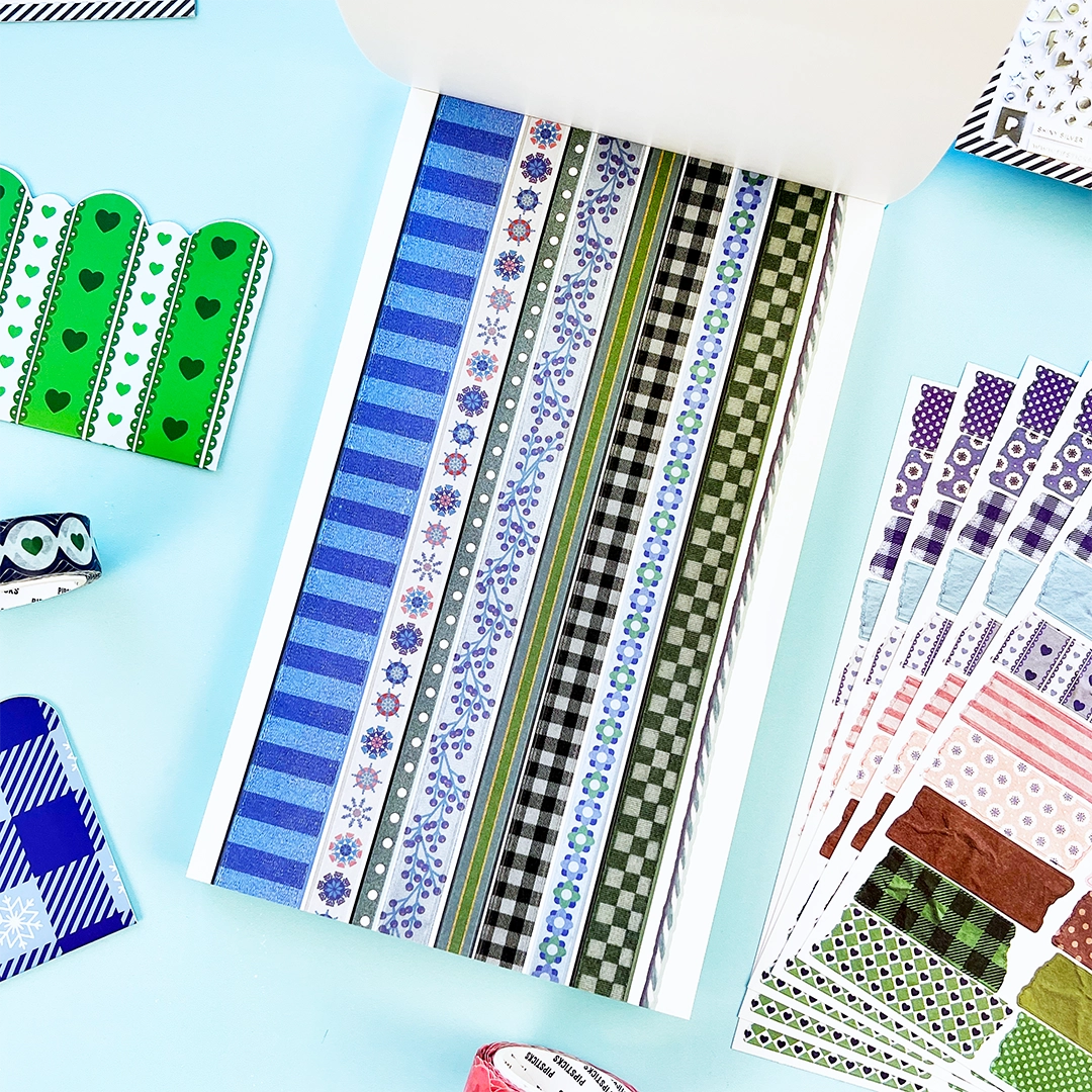 You asked, we delivered! Introducing our new Winter inspired Junk Journal sticker book! With Frames, borders, patterns and alphabets you'll be able to document every moment of your life with whimsy and delight! Perfect to junk journal, collage, and scrapbook your way through the season.