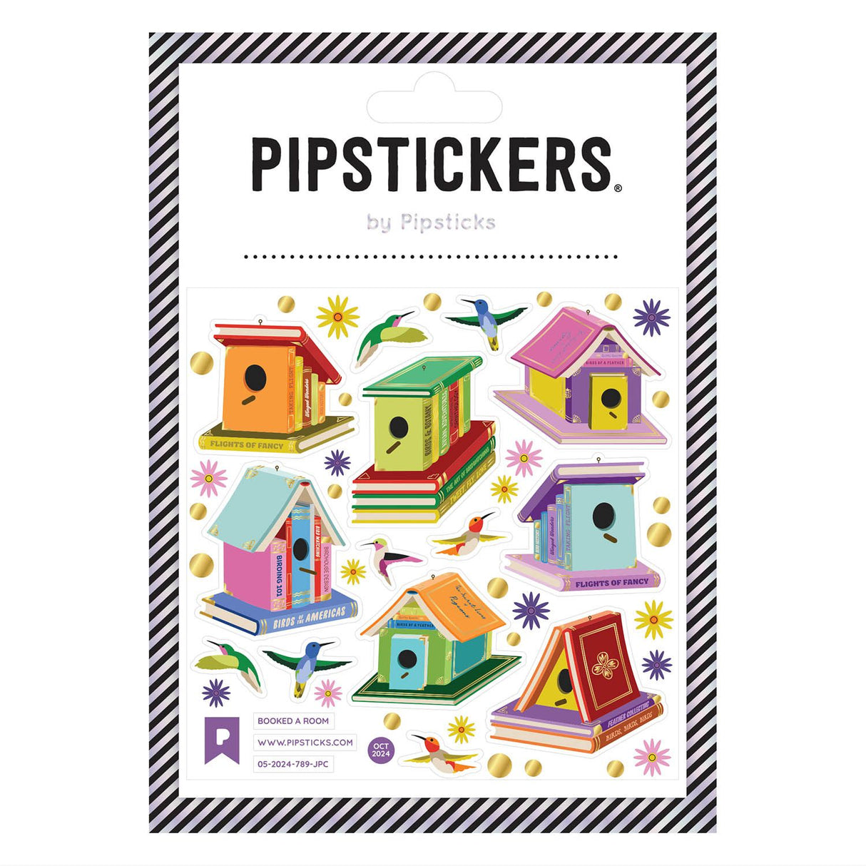 Pipsticks - Booked A Room Sticker Sheet
PipStickers are the PERFECT gift for the sticker lover in your life - even if it's you! These unique PVC designs come on a clear backing and cannot be found anywhere else.
Includes one 4'' x 4'' sheet of Booked A Room PipStickers and includes the Pipsticks manifesto.