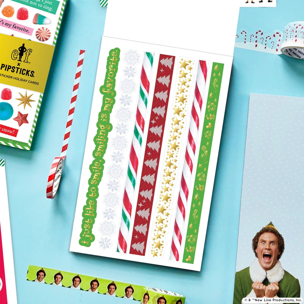Buddy the Elf has officially taken over your junk journal! Our Elf Junk Journal Sticker Book is packed with iconic movie moments, festive patterns, colorful borders, and all the Christmas cheer you can fit into 30 pages. Perfect for decking out your journal, making holiday cards, and spreading Christmas cheer one sticker at a time.