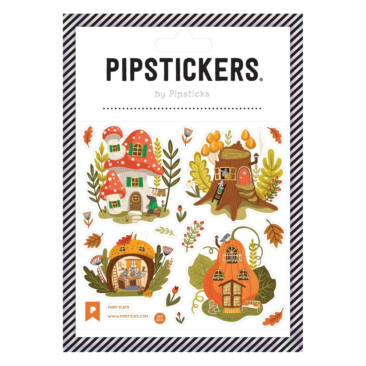 Pipsticks - Fairy Flats Sticker Sheet
PipStickers are the PERFECT gift for the sticker lover in your life - even if it's you! These unique PVC designs come on a clear backing and cannot be found anywhere else.
Includes one 4" x 4" sheet of Fairy Flats PipStickers and includes the Pipsticks manifesto.