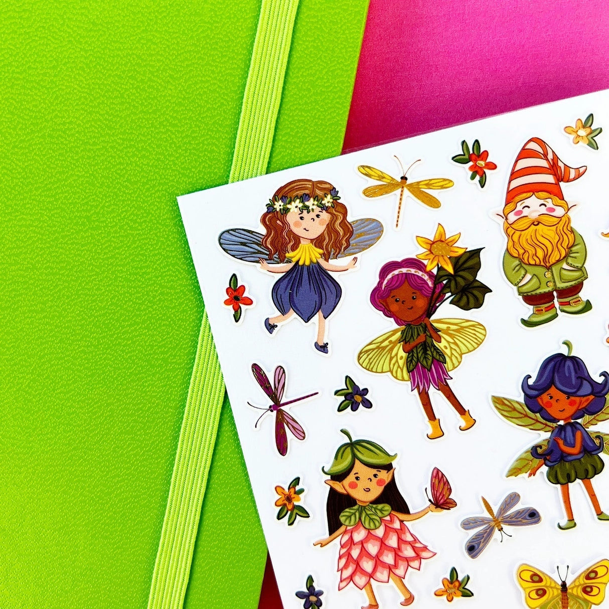 PipStickers are the PERFECT gift for the sticker lover in your life - even if it's you! These unique PVC designs with gold foil accents come on a clear backing and cannot be found anywhere else.
Includes one 4" x 4" sheet of Fairy Friends PipStickers and includes the Pipsticks manifesto.