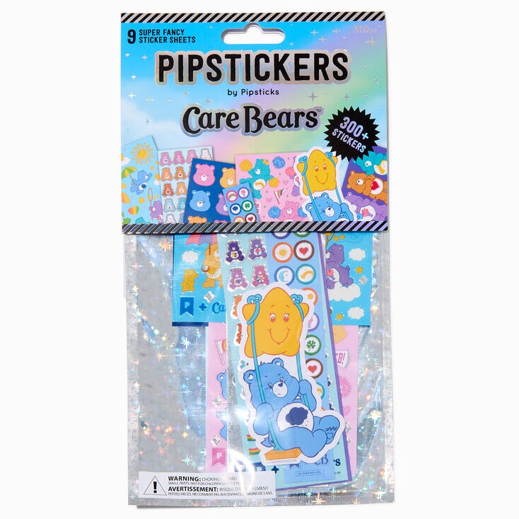 Get ready for a serious dose of nostalgia!
This Care Bears Grab Bag includes 9 super fancy Pipsticker sheets and over 300 stickers filled with rainbows, hearts, and all your favorite cuddly bears. It’s pure sticker magic straight from Care-a-Lot! 🌈🐻