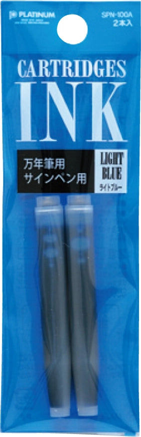 Platinum Preppy Cartridges - Light Blue
