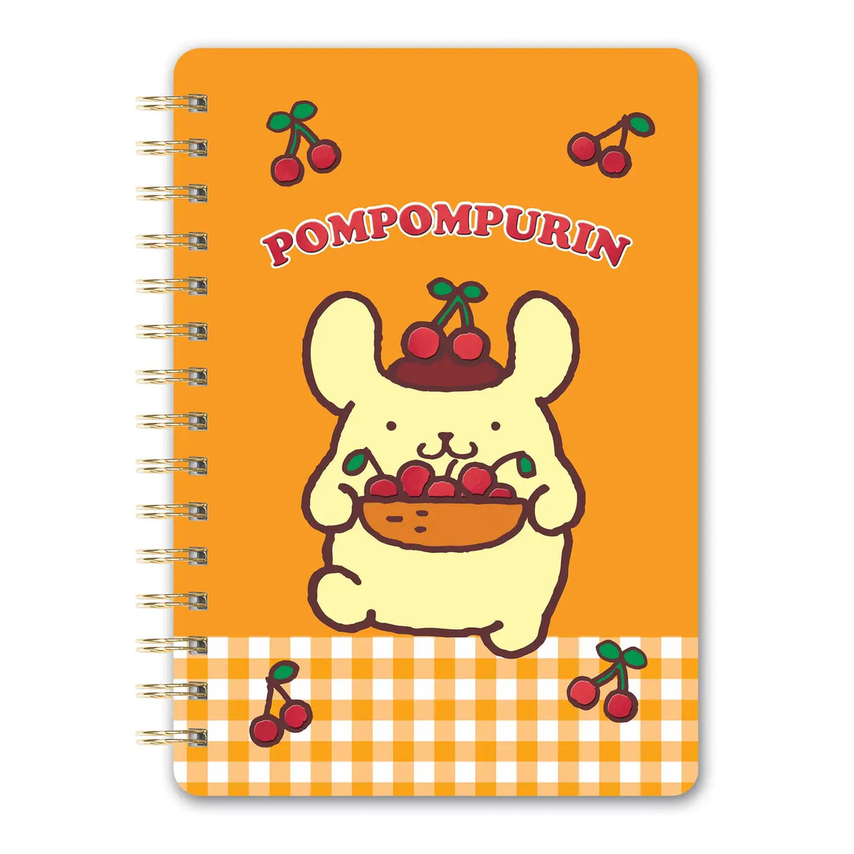 Sanrio®’s lovable golden retriever stars on this cute notebook featuring 208 lined pages, colorful reminder stickers, and a double-sided pocket—perfect for Sanrio study supplies, Hello Kitty® journaling supplies, or everyday student essentials. Plus, it makes a great gift for stationery lovers, coworkers, Sanrio fans, and more!
• 5.75"w × 8.25"h
• 208 lined pages; 100 gsm, acid-free and recyclable paper
• Softcover; wire-o binding
• Red foil cover embellishments
• Full-color reminder stickers
• Double