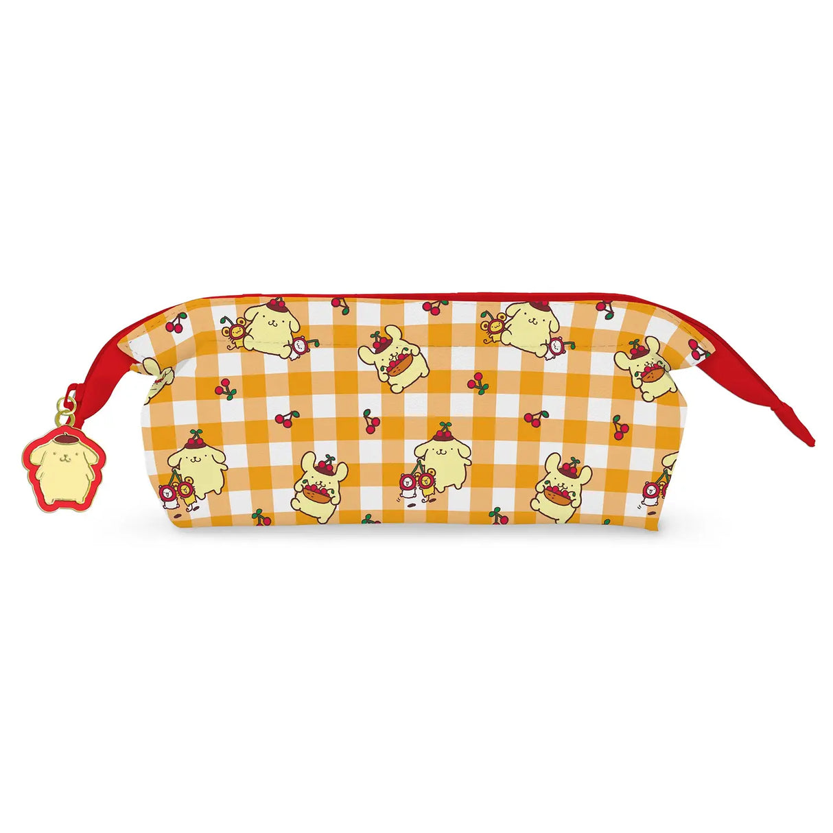 Sanrio®’s lovable golden retriever stars on this cute pencil pouch! Perfect for storing pencils, pens, highlighters, and more, it features ample storage space plus a smooth-glide zipper with a character-shaped zipper charm for an extra special touch. A must-have for Hello Kitty® study supplies, Sanrio school starter kits, or everyday student essentials, it’s perfect for creating a kawaii desk setup. Plus, it makes a great gift for stationery lovers, coworkers, Sanrio fans, and more!
• 8.5"l × 2.5"w × 3.5"h