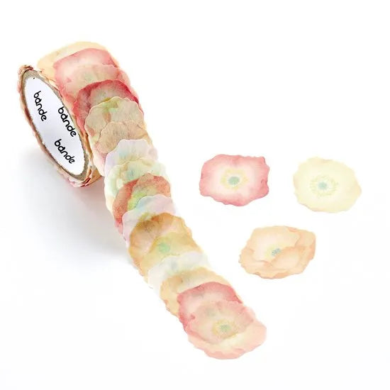 Poppy Washi Roll Sticker Bande