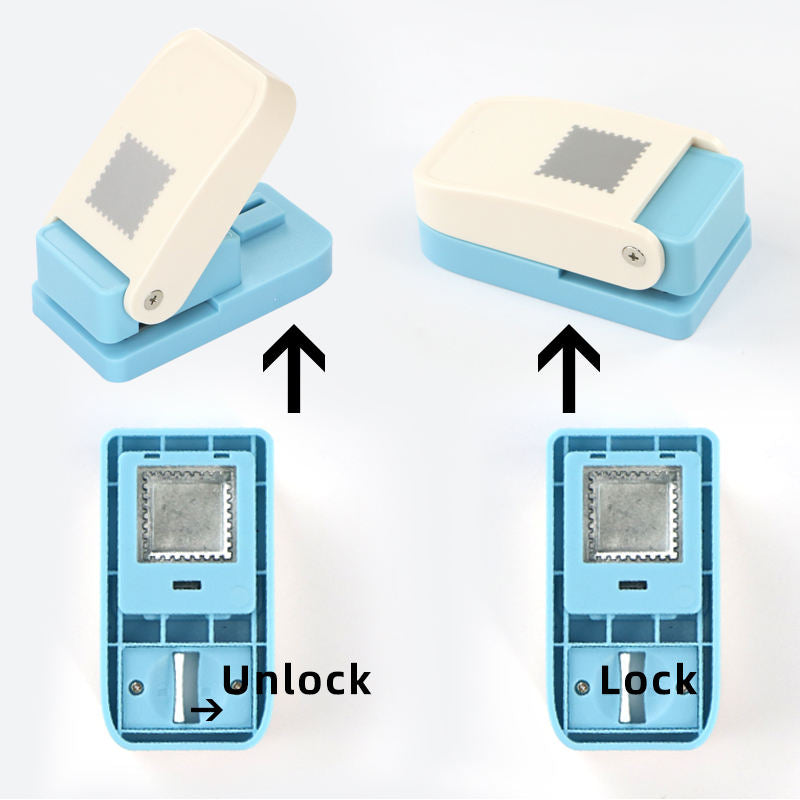 This craft rectangular hole punch is made of high-quality plastic and stainless steel. Its smooth lever-assisted mechanism allows for quick cutting of cardstock, enabling clean and efficient one-handed operation.
This rectangular stamp pattern hole punch is suitable for making gift labels, greeting cards, message cards, art and design projects, bookmarks, and other DIY projects. Designed for beginners and experienced crafters alike, it's suitable for card making, scrapbook pages, birthday cards, Chri