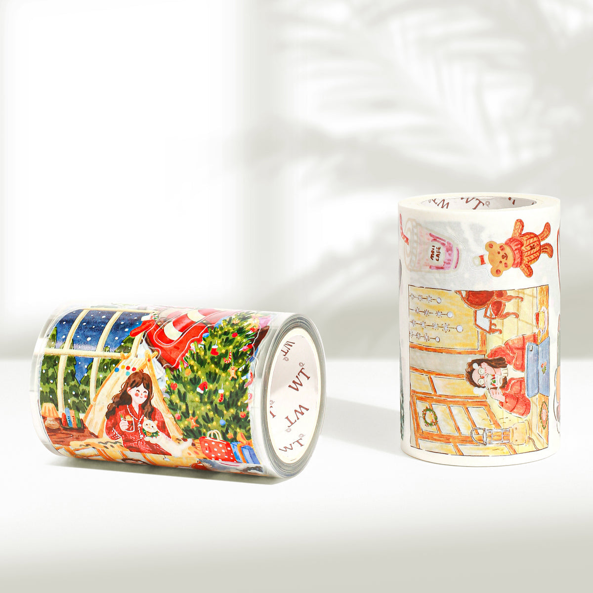 Pre-cut Reindeer's Journey Wide Washi / PET Tape
