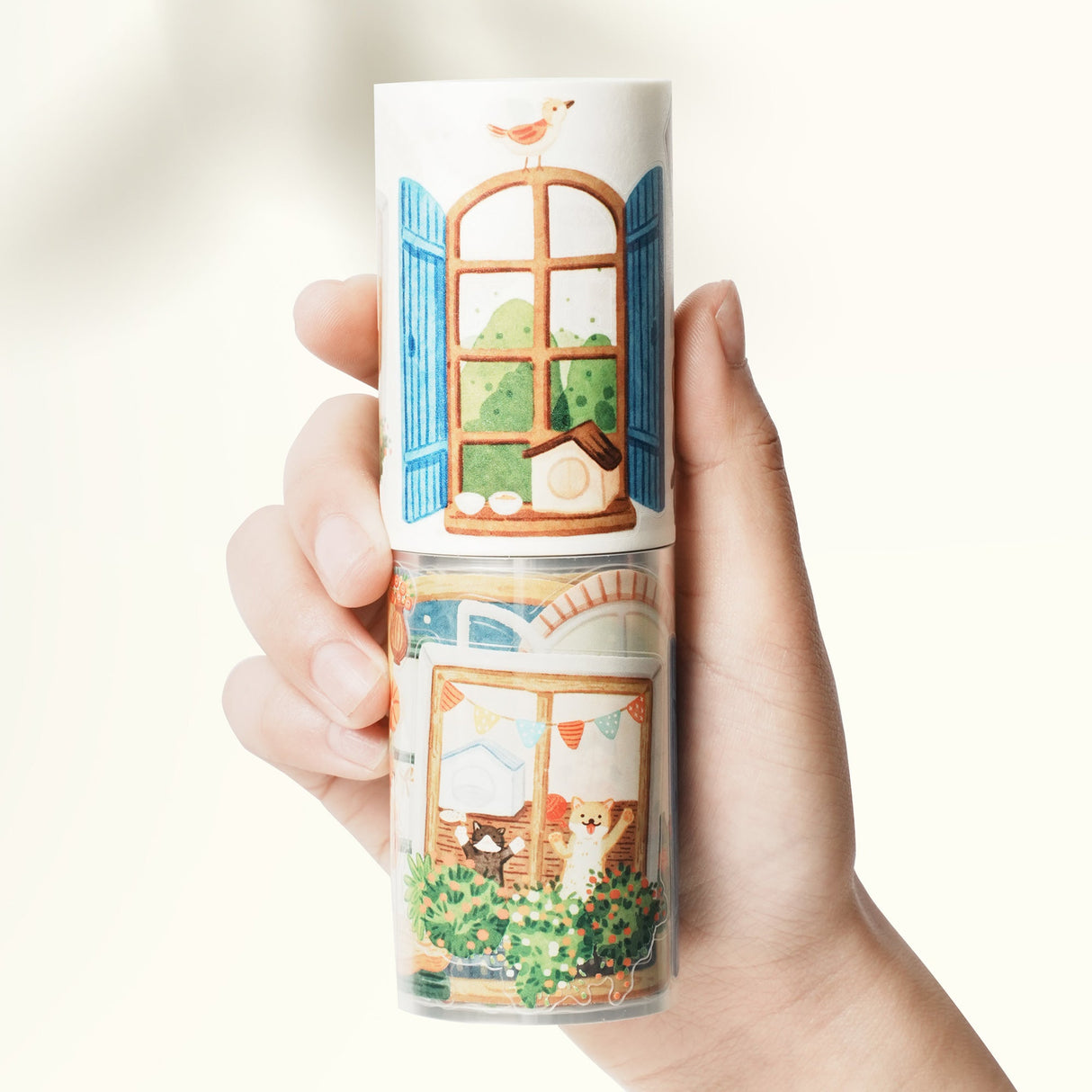 Pre-cut Pane & Simple Wide Washi / PET Tape