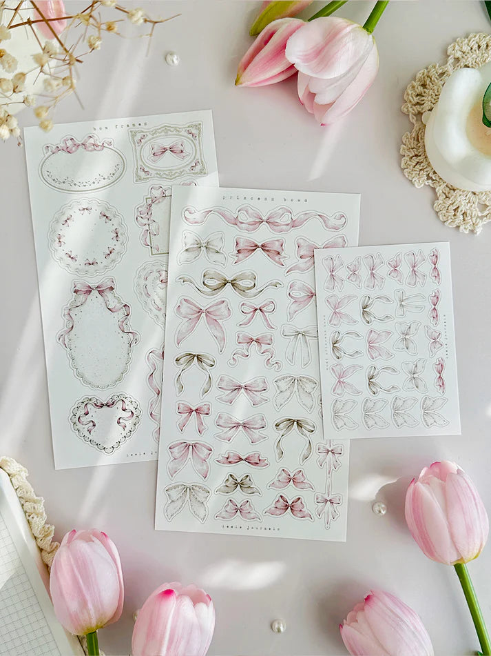 ♡ 3pc sticker sheet set - 2 large + 1 small
♡ white matte or pet matte (clear)
♡ dimensions estimated: L: 4x7 (in) | S: 4x3 (in)
