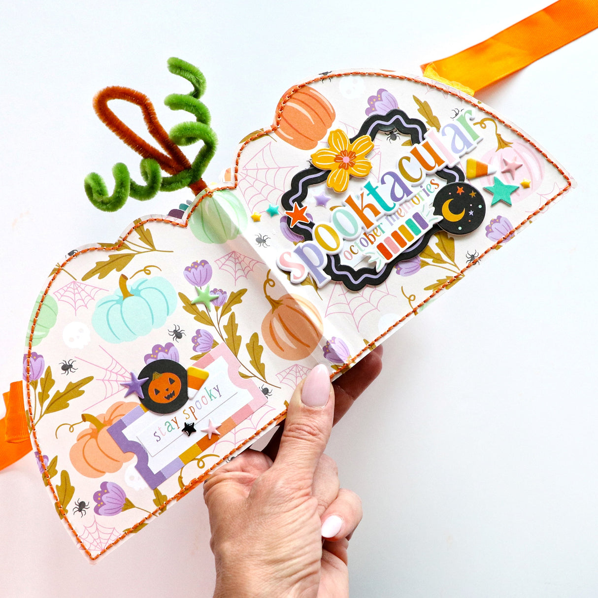 Pumpkin Squash Mini Album Class by Paige Evans