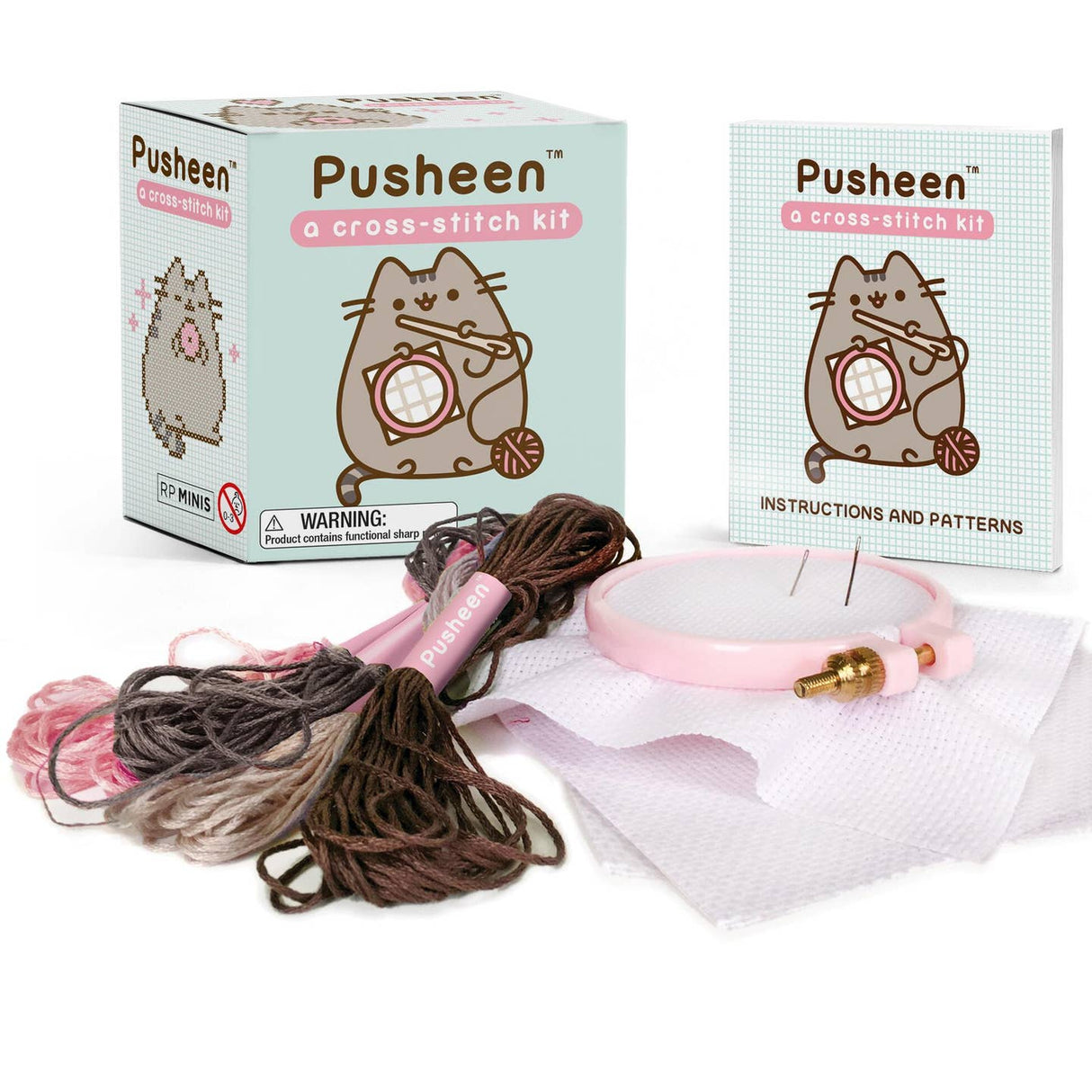 Pusheen: A Cross-Stitch Kit