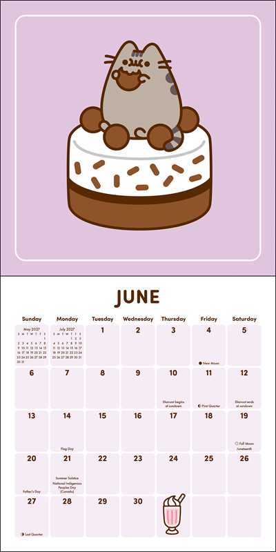 Enjoy 12 months of snacks, naps, and fun with Pusheen the cat!
Smartly sized for cozy corners, busy bulletin boards, or any small spaces, the Pusheen 2027 Mini Wall Calendar adds just the right amount of color, cuteness, and creative organization wherever you need it.
Features include:
7" x 7" (7" x 14" open)—a great size for small spaces
Cover design eliminates need for plastic packaging
Printed on FSC®-certified paper with soy-based ink
Planning spread for September–December 2026
Spans January–Decemb