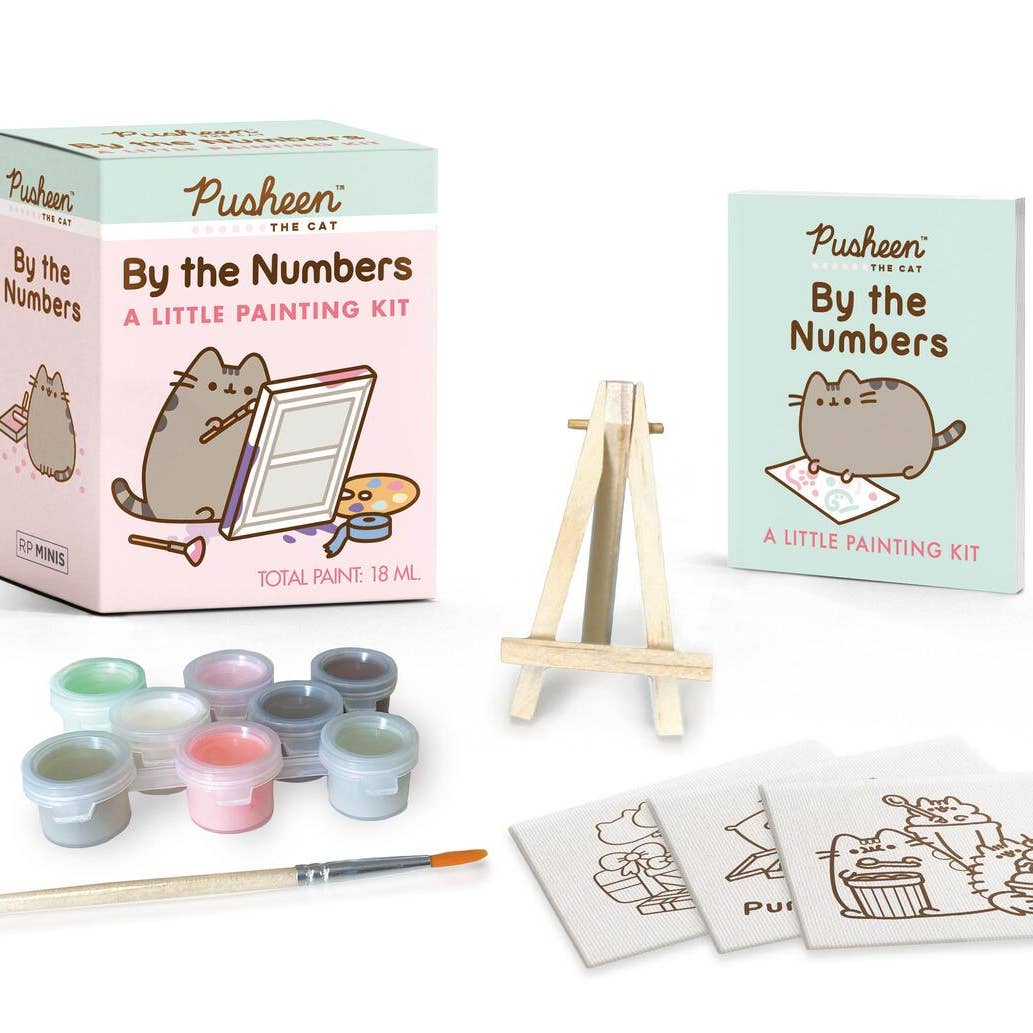 Pusheen By the Numbers: A Little Painting Kit