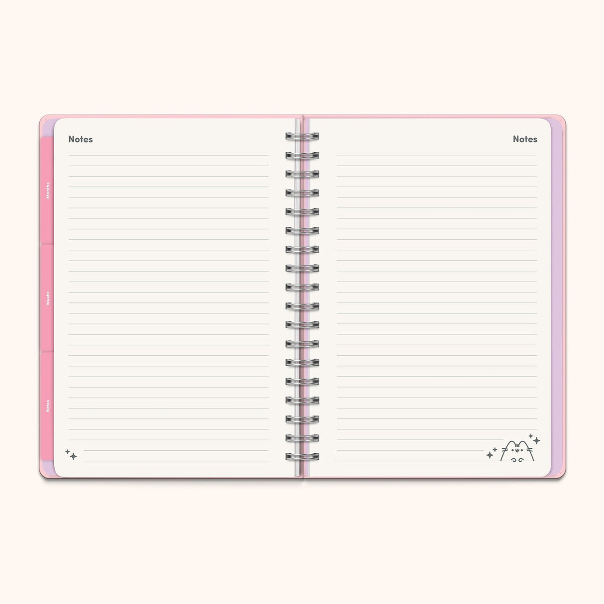 Pusheen Sparkles Undated Tri-Tab Planner