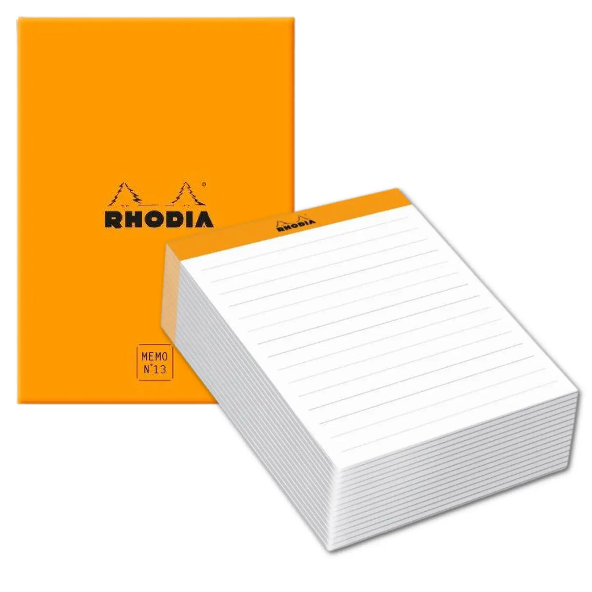 Our famous, French-made, 80g, ultra white and super smooth paper now in desk memo form. Choose from a boxed set (one pad and one iconic orange logo box), or a single pad that's handsome enough to be used alone or as a box refill. Makes a compact and handy desk accessory!
Comes in a refillable protective box.
Size: 4-1/8 x 5-7/8
Detachable Sheets: 240
Paper/Color: 80g/Ultra White
Fountain pen and marker friendly
Exceptionally smooth, acid-free, pH neutral
Cardboard backed, nonskid backing