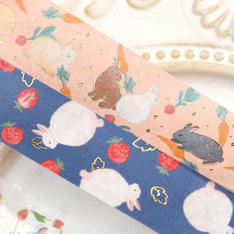 Rabbit Country 3 O'clock Snack Washi Tape